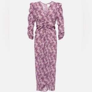 Isabel Marant Albini printed silk-blend midi dress